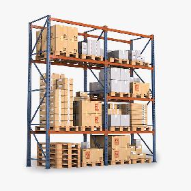 3D Pallet Rack